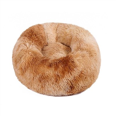 Dog Kennel Cat Kennel Plush Round Pet Kennel Dog Bed Warm Winter Dog Mat Pet Bed Pet Supplies